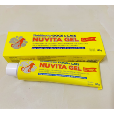 Gel dinh dưỡng Nuvita cho chó mèo 120g