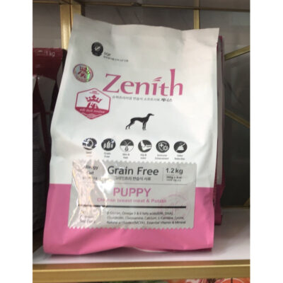 Thức ăn hạt mềm Zenith cho chó con túi 1kg
